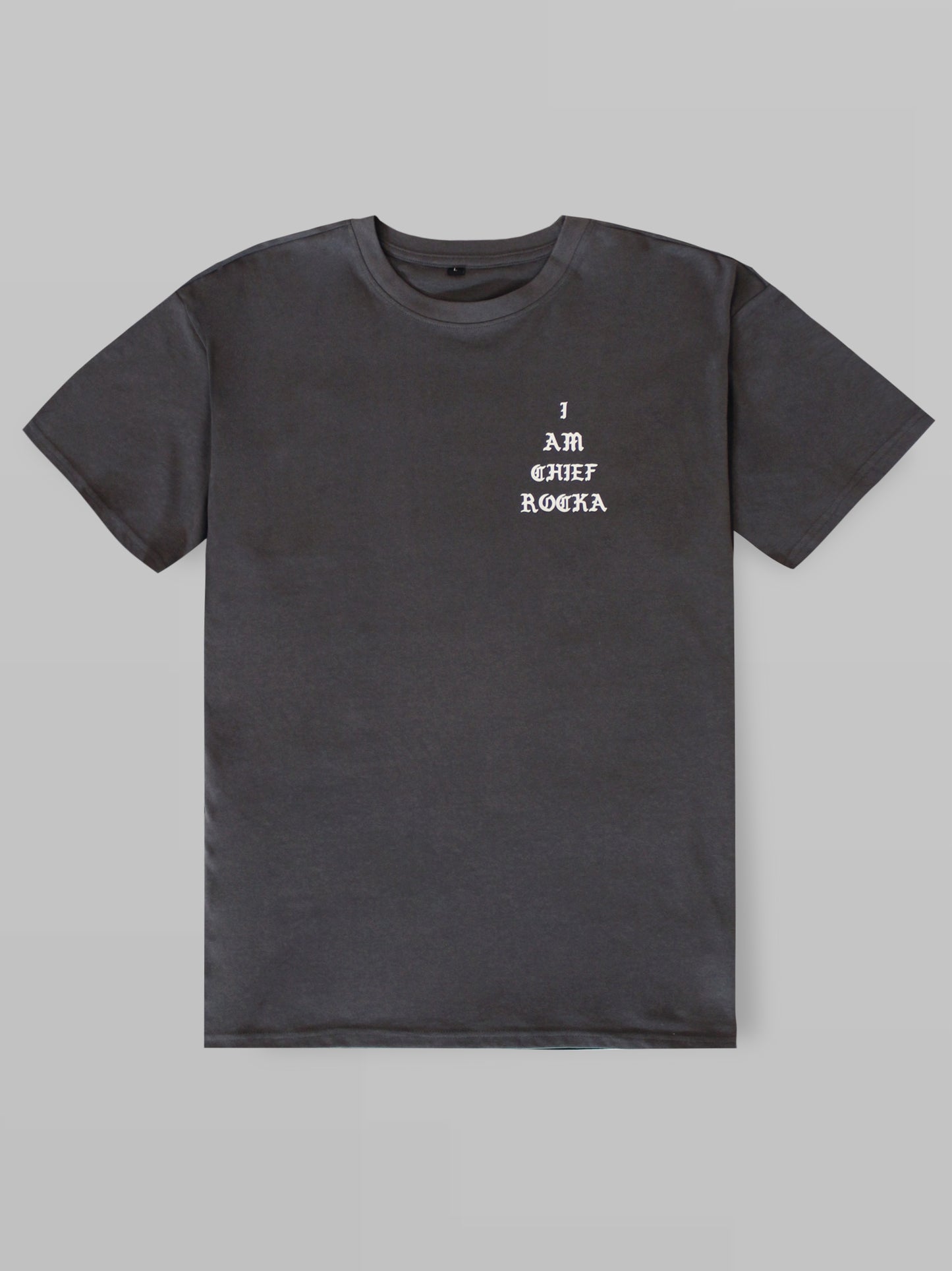 'I am' Oversize T-Shirt Charcoal