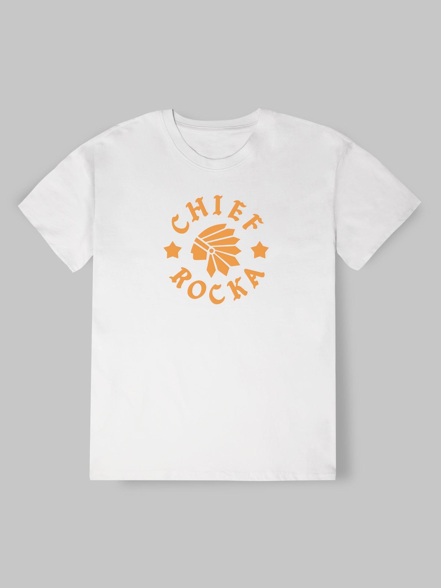 'Chief Rocka' Boyfriend Tee White