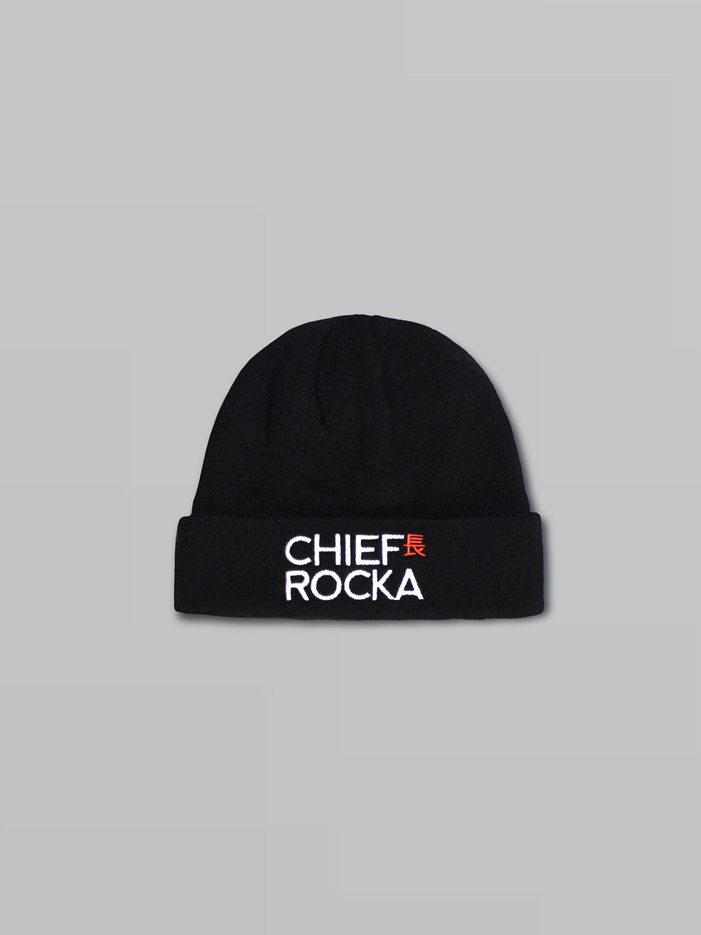 'Chief Rocka' Beanie Black