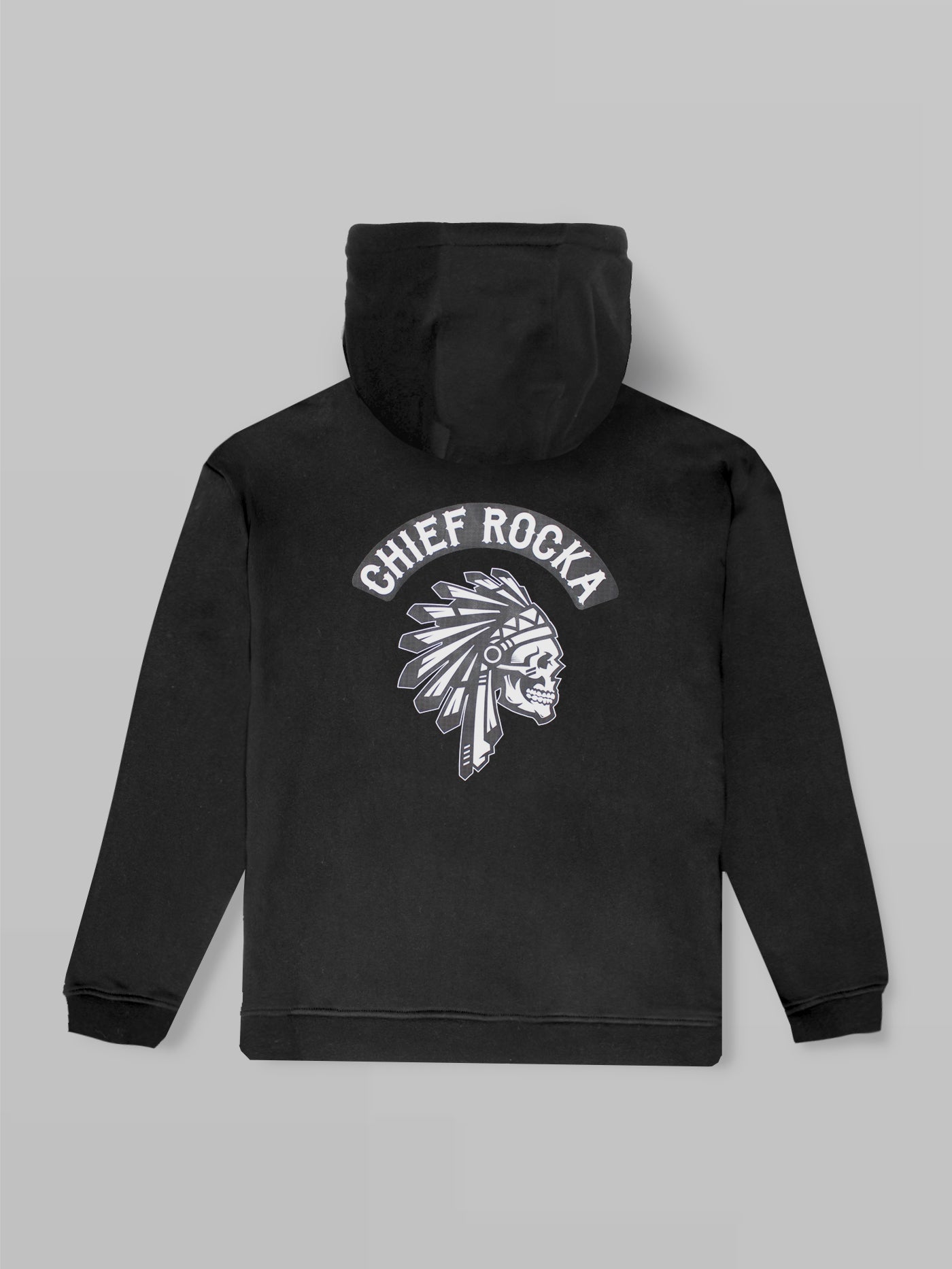 'Chief Skull' Oversize Hoodie Black