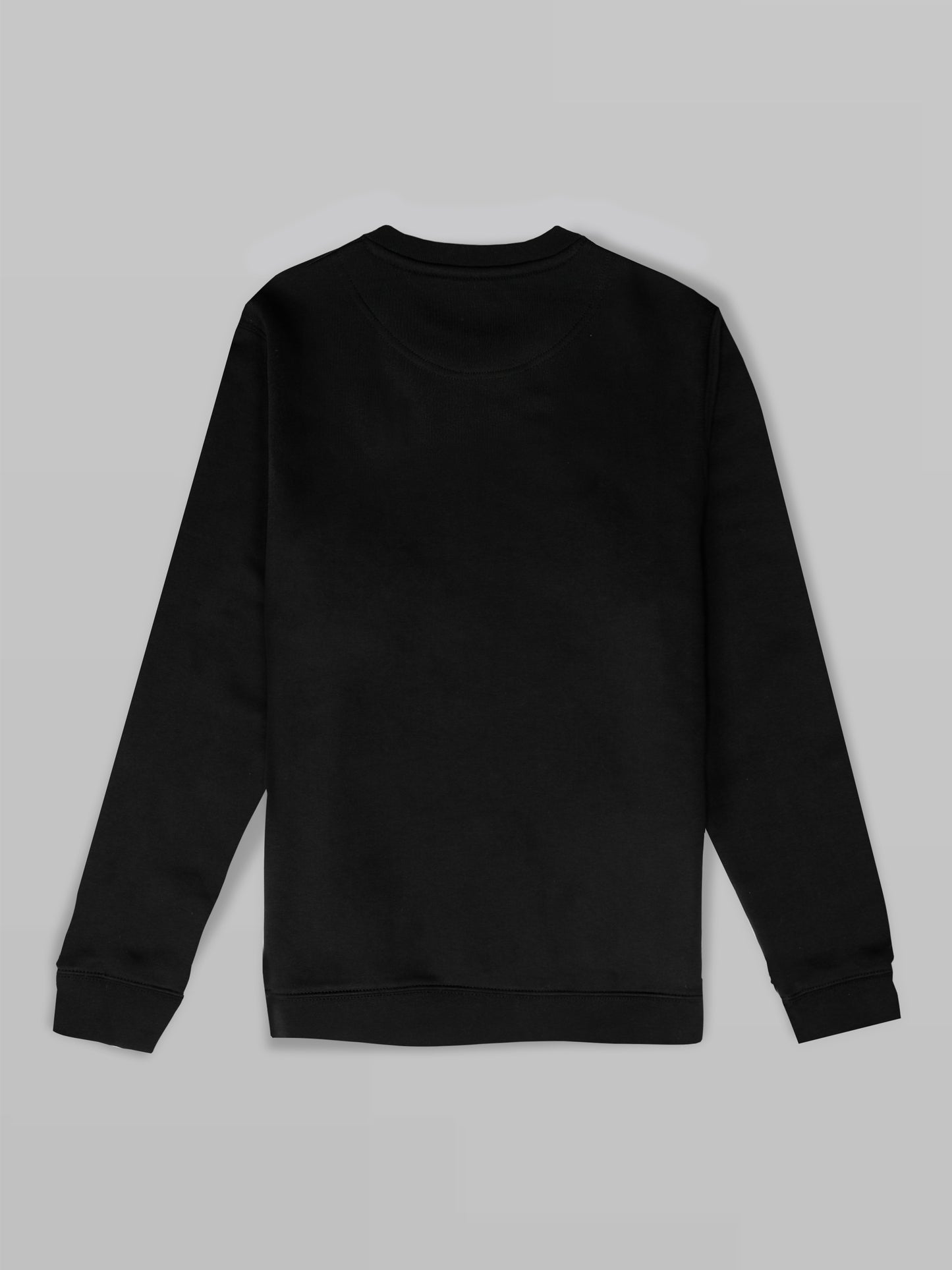 'Origami' Crew Neck Sweat Black