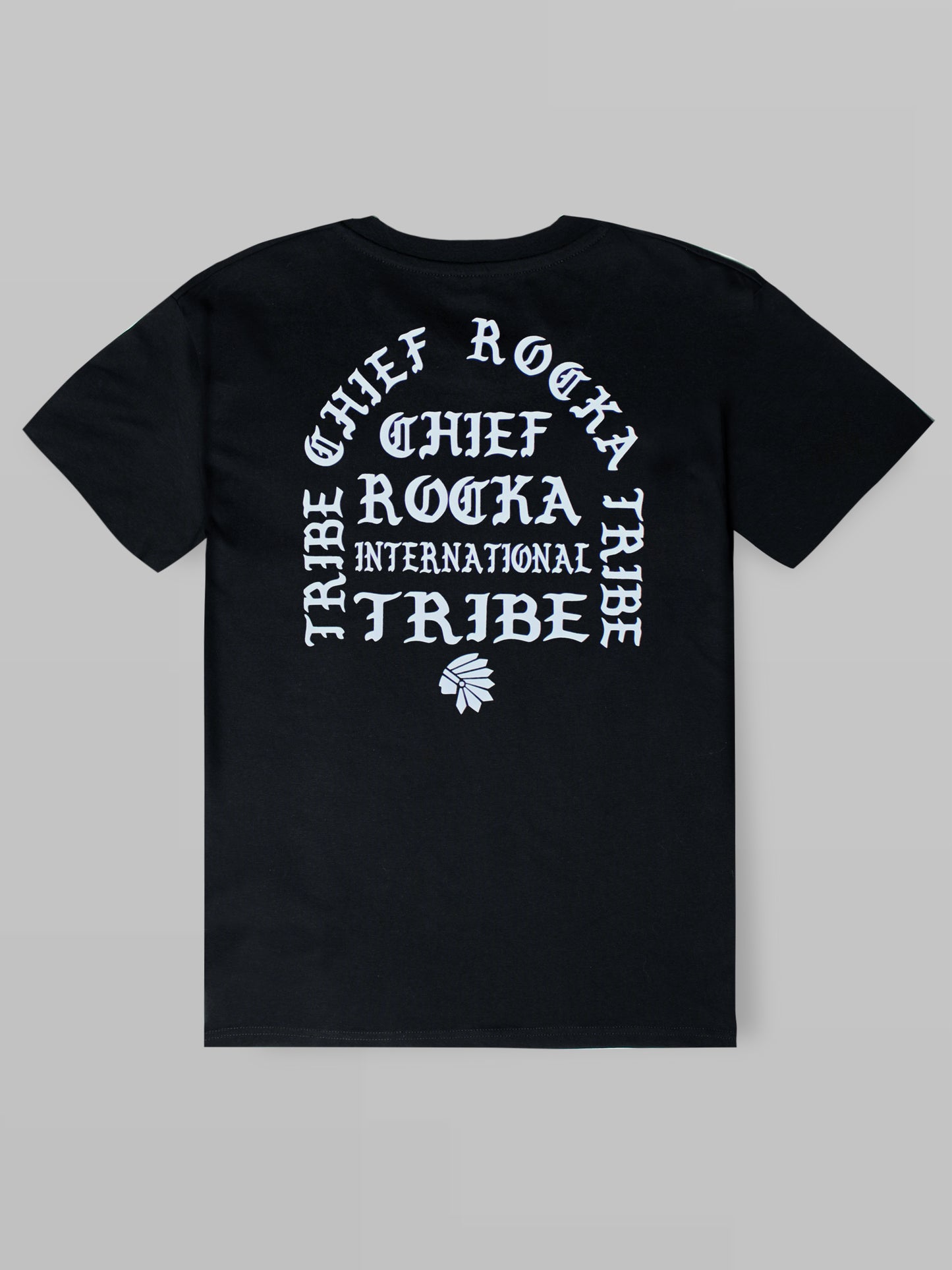 'Rocka Tribe' Oversize T-Shirt Black