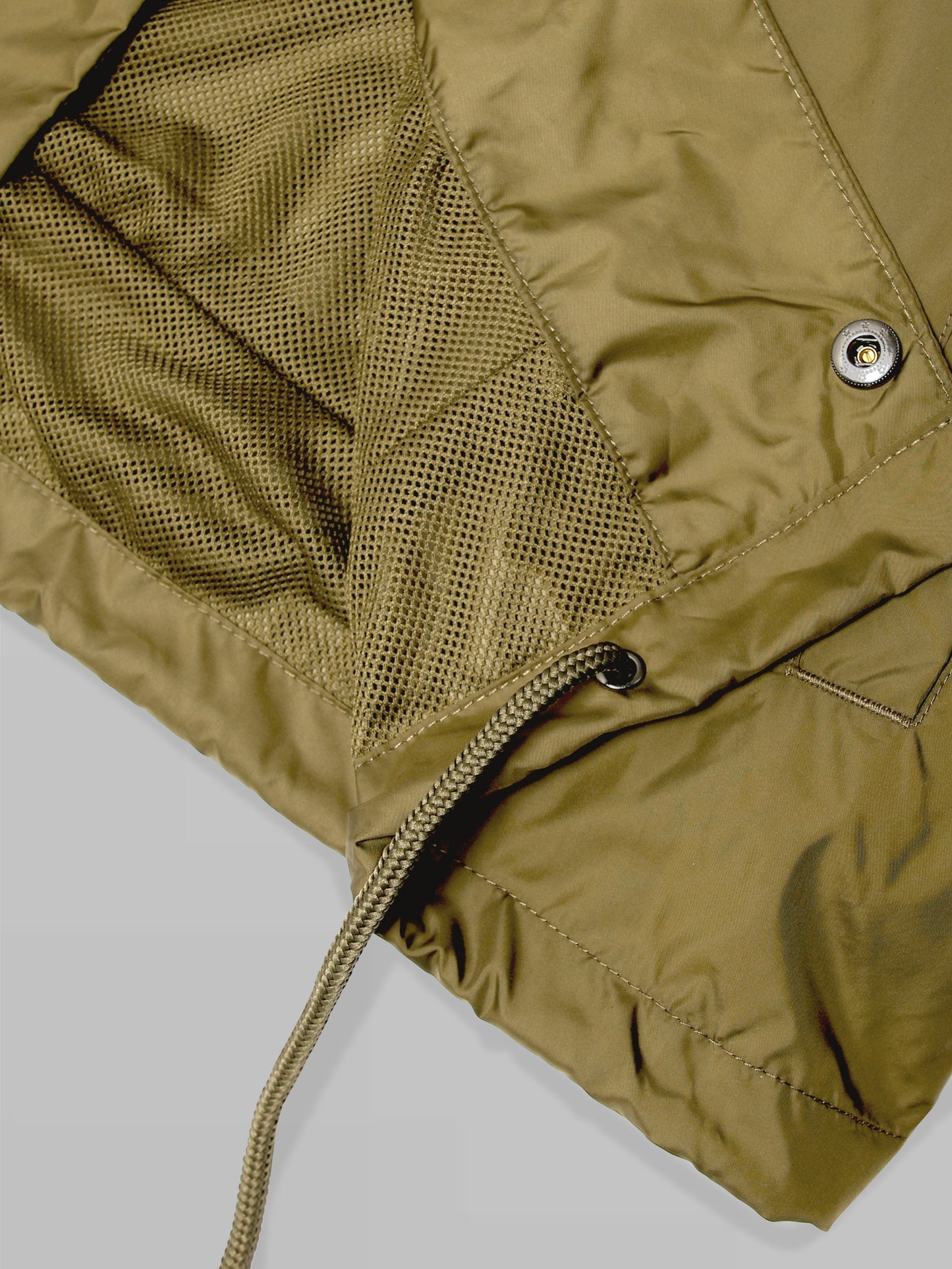 'Origami' Eco Coacher Jacket Khaki