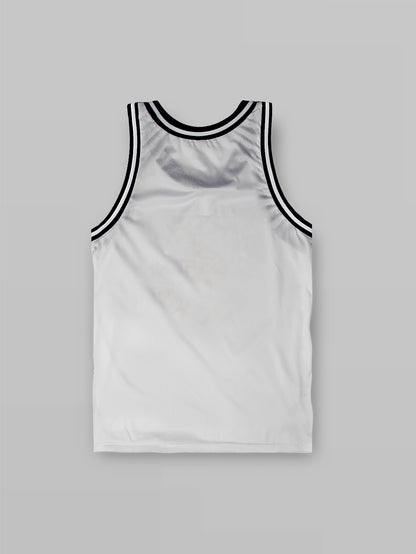 'Chief Rocka' Mesh Tank White