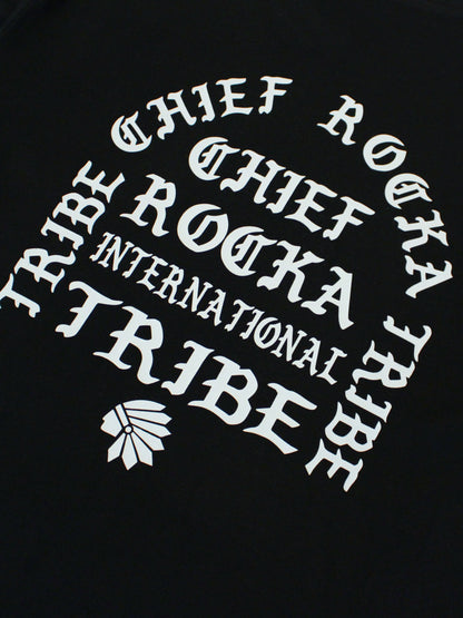'Rocka Tribe' Oversize T-Shirt Black