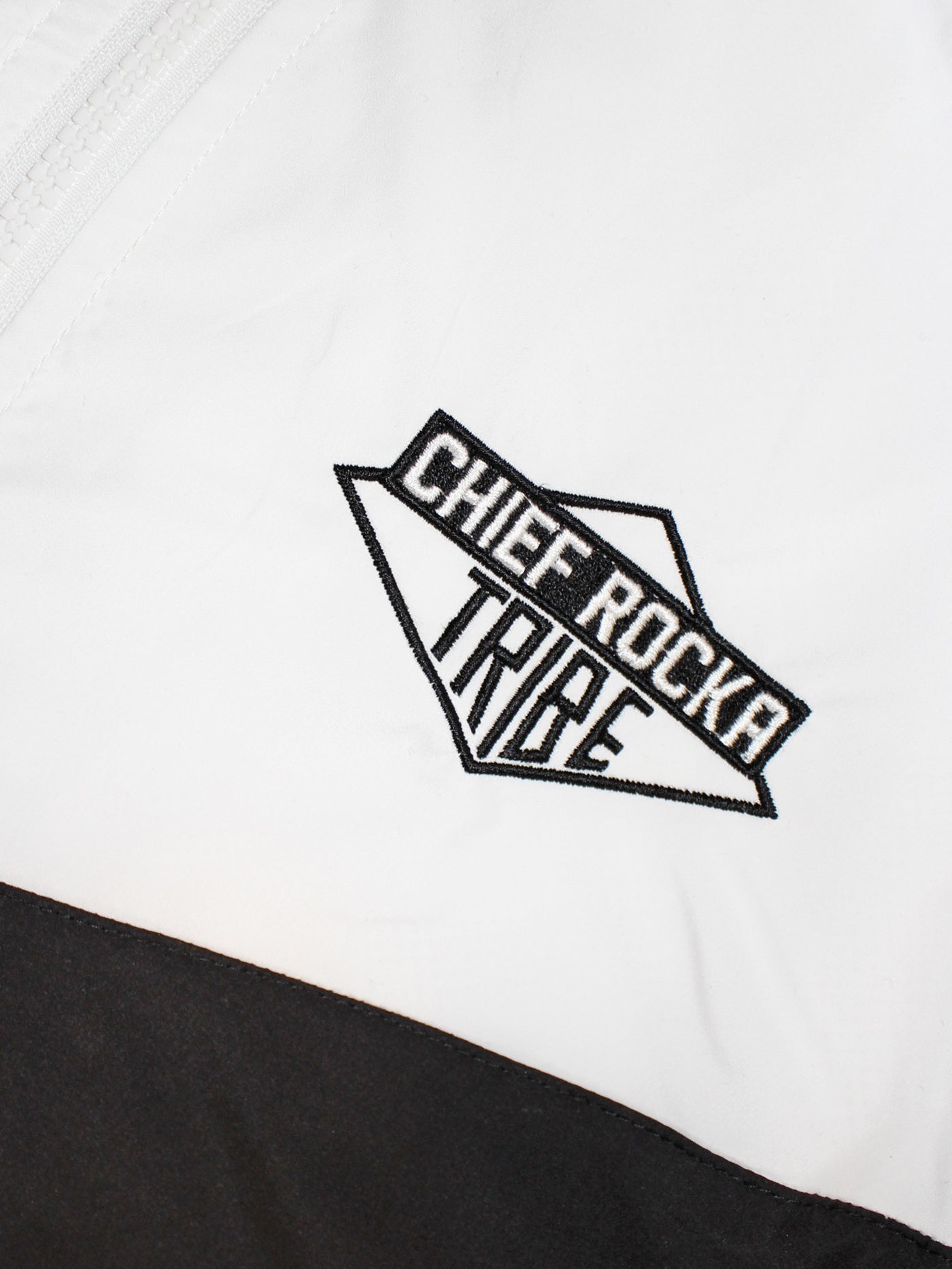 'Tribe' Windrunner Jacket Black/white